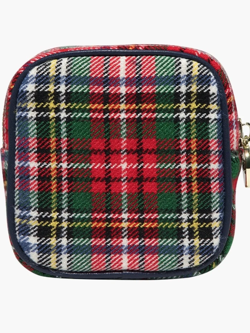 Stony Clover Lane mini plaid pouch; brand new with tags and plastic